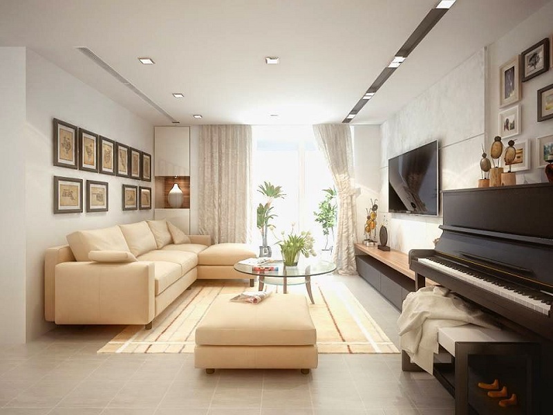 Nhận định xu hướng thiết kế nội thất phòng khách nhà chung cư mới nhất hiện nay