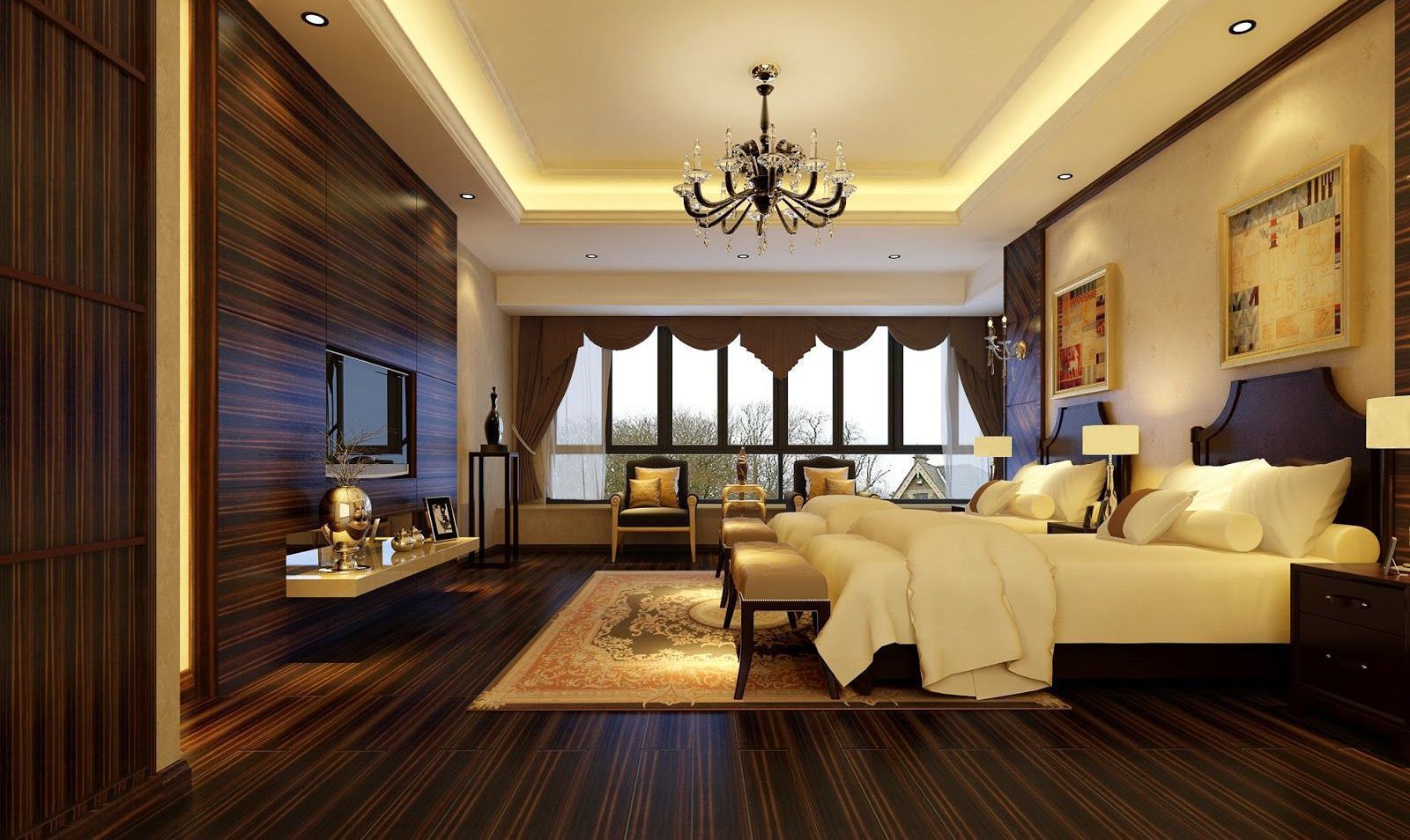 Trọn bộ kinh nghiệm thiết kế nội thất phòng ngủ khách sạn được tiết lộ từ chuyên gia