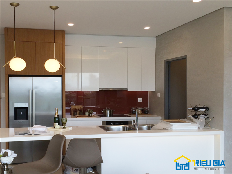 Thiết kế thi công nội thất căn hộ 2 phòng ngủ Diamond Island 