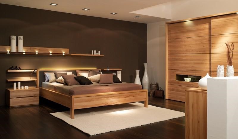 Thiết kế tiết kiệm với phòng ngủ hiện đại từ vật liệu gỗ