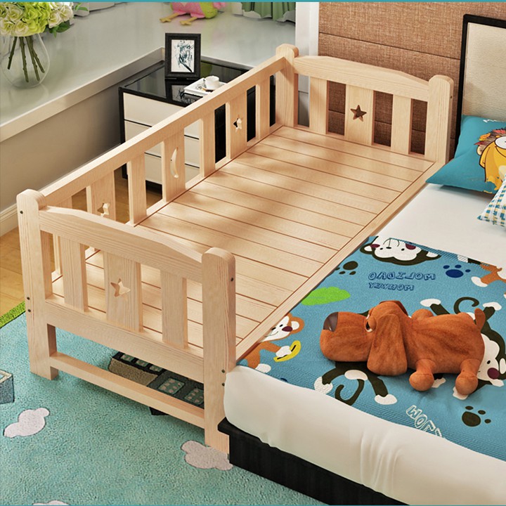 Giường ngủ trẻ em từ gỗ tự nhiên được thiết kế như thế nào?