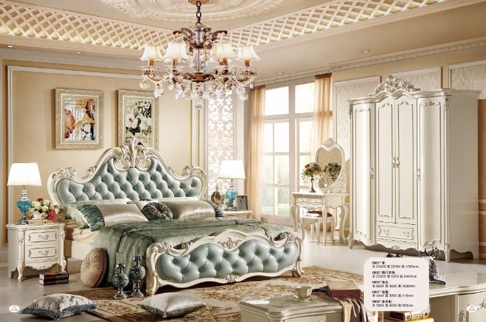 Mẫu giường ngủ cao cấp quý tộc cổ điển Pháp được nhiều người lựa chọn