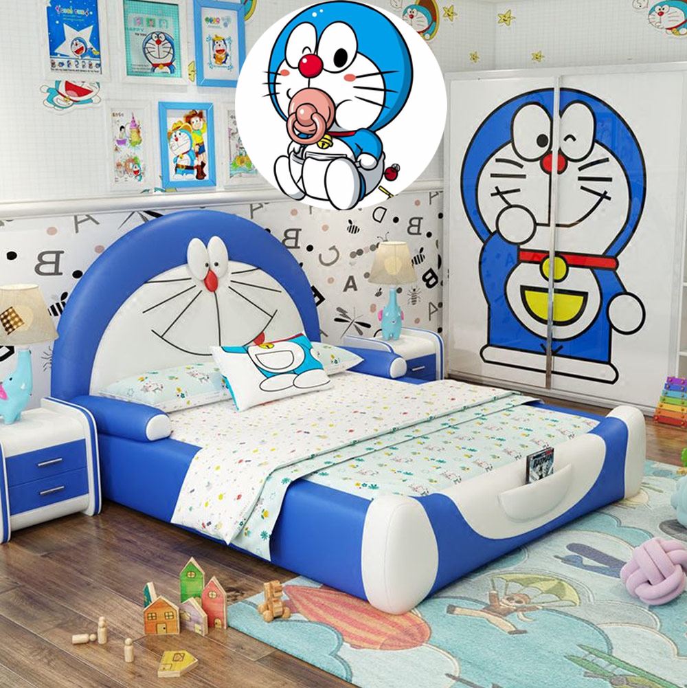 Thiết kế bộ giường ngủ doremon cho bé