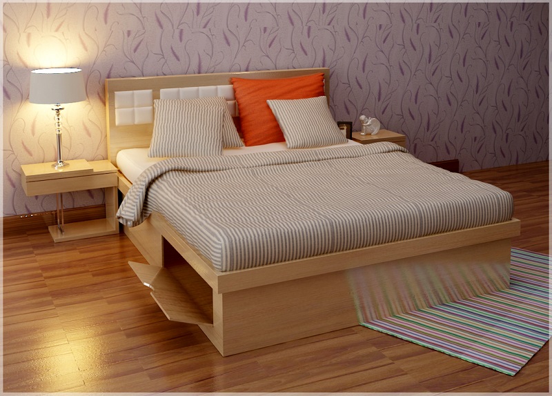 Mẫu giường ngủ tiện lợi cho không gian phòng ngủ nhỏ
