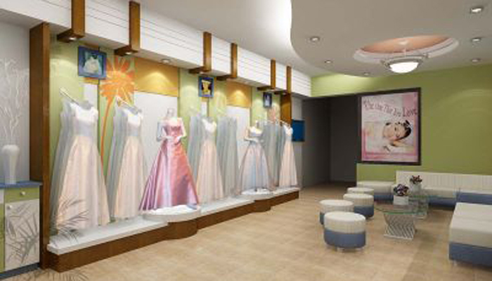 Tủ áo cưới đẹp – điểm nhấn của showroom váy cưới 