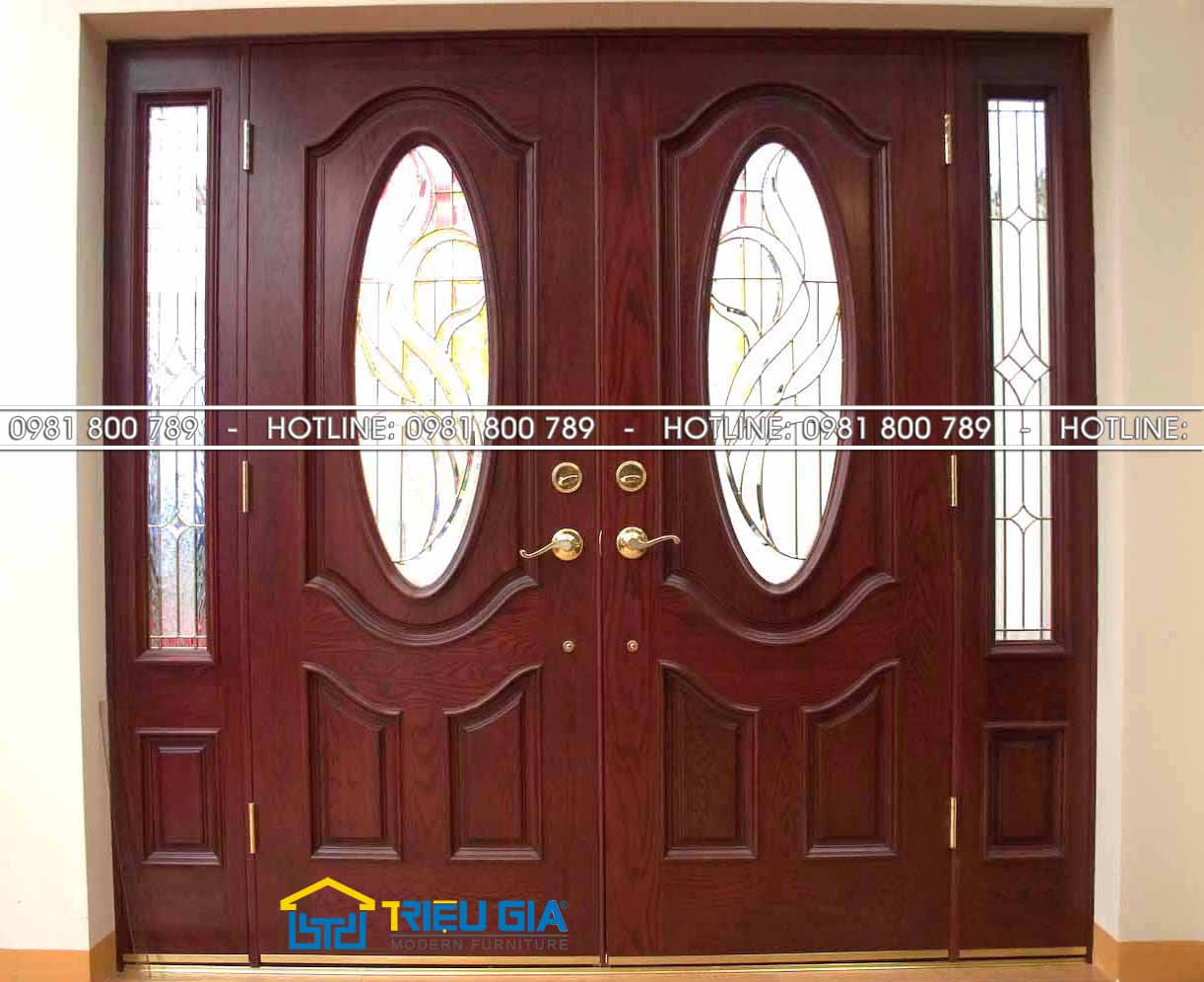 Thiết kế cửa gỗ lim hợp với gia đình bạn nhất từ Nội thất Triệu Gia