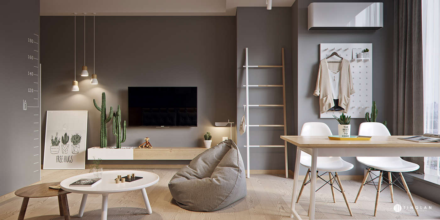 Làm sao để thiết kế nội thất chung cư nhỏ tạo cảm giác rộng rãi? 