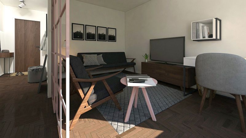 Thiết kế nội thất chung cư với đồ nội thất gỗ chất lượng