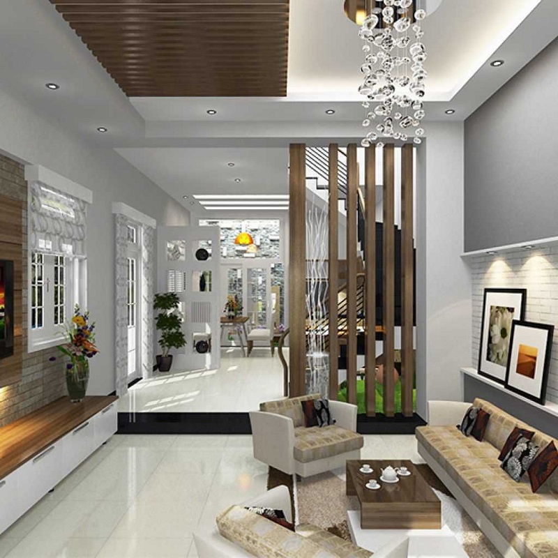 Tuyệt chiêu thiết kế nội thất phòng khách hiện đại tạo hiệu ứng mở rộng không gian siêu chất