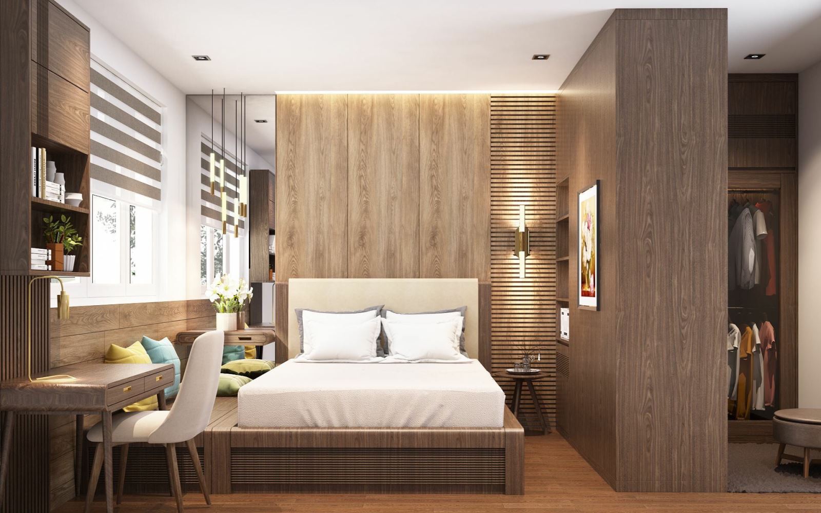 Trọn bộ kinh nghiệm thiết kế nội thất phòng ngủ khách sạn được tiết lộ từ chuyên gia