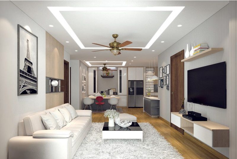 Gia tăng đáng kể diện tích không gian với cách thiết kế nội thất chung cư Eco Green chuyên nghiệp