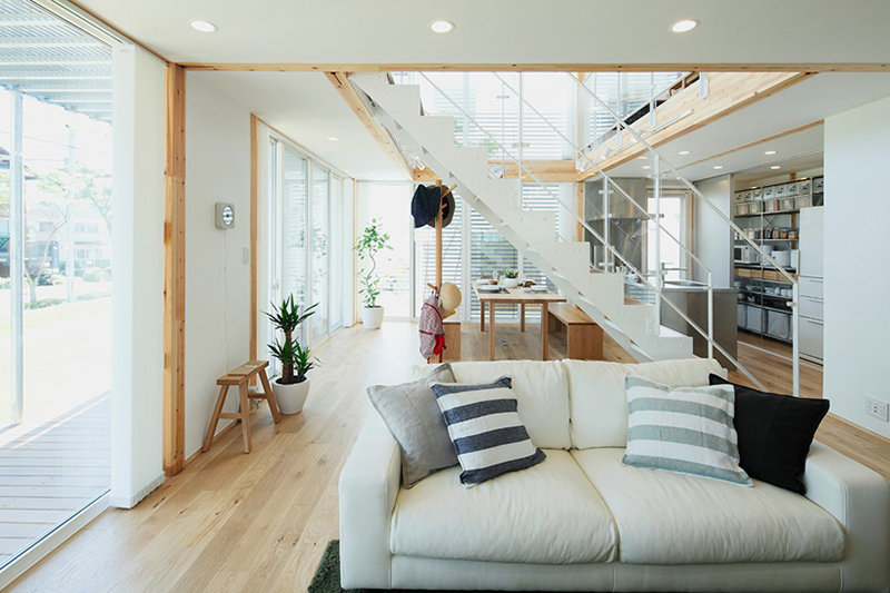 Thiết kế nội thất phòng khách không gian mở hiện đại và sang trọng