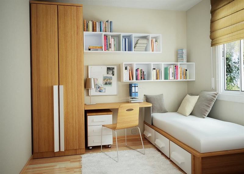 Thiết kế nội thất cho phòng ngủ diện tích nhỏ đầy đủ tiện nghi