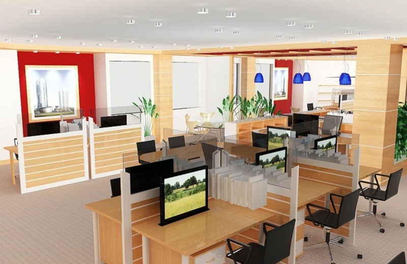 Thiết kế nội thất văn phòng làm việc cho từng phòng ban