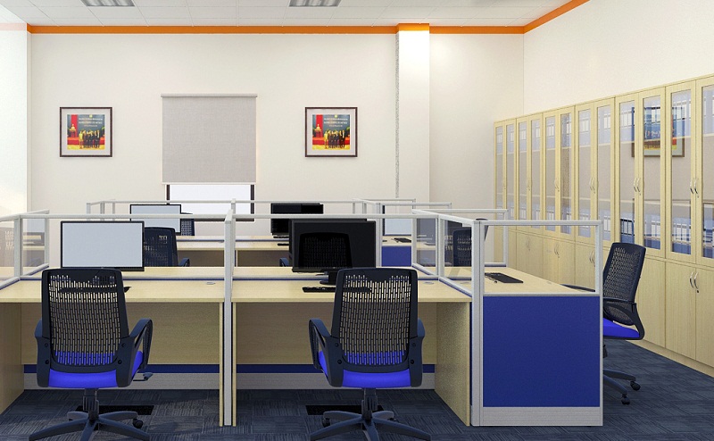 Thiết kế và thi công nội thất văn phòng dành cho diện tích nhỏ