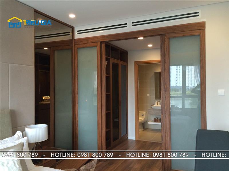 Chọn mua mẫu tủ gỗ trắc cao cấp nhất từ xưởng Triệu Gia