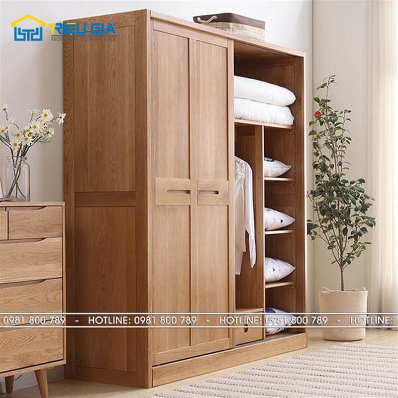 Có nên chọn mua tủ gỗ thông hay không? Nội thất triệu gia tư vấn