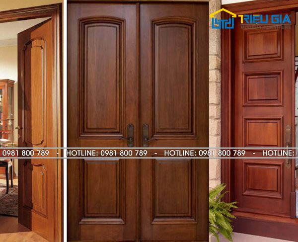 Cửa gỗ căm xe chất lượng có tốt không Triệu Gia giải đáp?