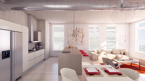 Giới thiệu những mẫu thiết kế nội thất bếp chung cư nhỏ với gam màu trắng