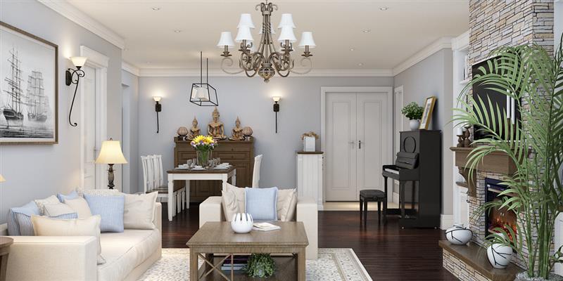 Gợi ý thiết kế nội thất căn hộ chung cư 95m2 theo phong cách hiện đại