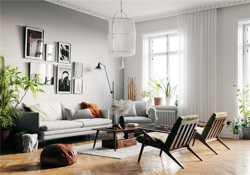 Mẫu nội thất phong cách Scandinavian giá rẻ