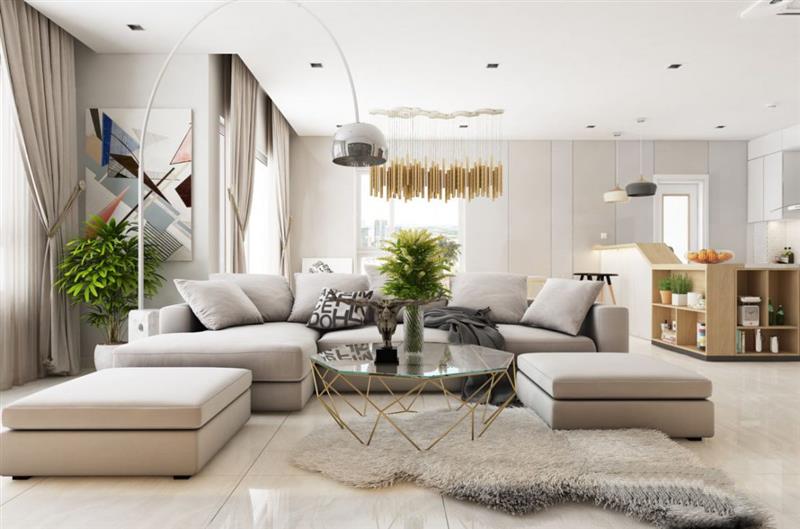 Một vài gợi ý khi thiết kế nội thất chung cư 62m2 sang trọng và tiện nghi