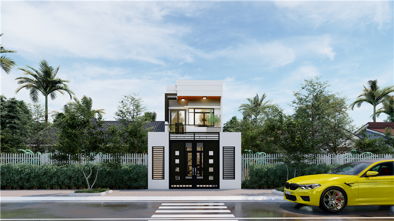 Những mẫu nhà ống 2 tầng đẹp nhất