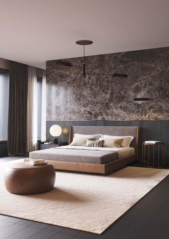 Phong cách sang trọng trong thiết kế phòng ngủ thông minh