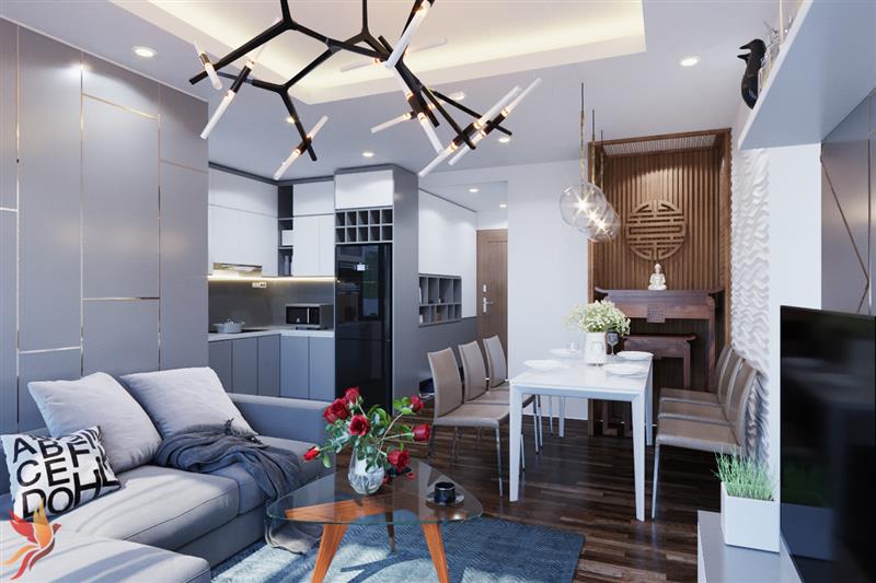 Phong cách thiết kế nội thất chung cư tại Hà Nội sang trọng - đẳng cấp