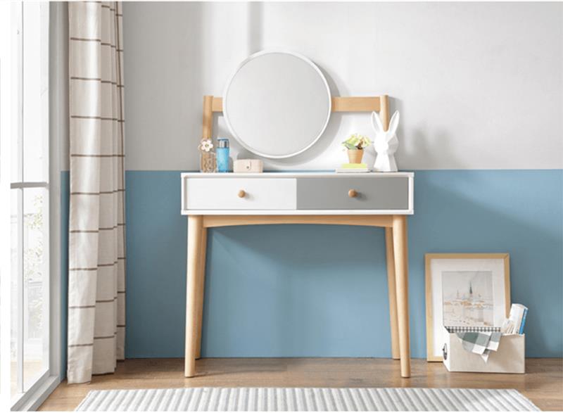 Tạo dựng góc trang điểm tuyệt đẹp với bàn trang điểm nhỏ gọn