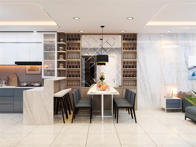 Tham khảo mẫu thiết kế nội thất chung cư tại Bắc Ninh