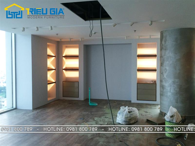 Tham khảo mẫu tủ gỗ công nghiệp Plywood từ nhà Triệu Gia