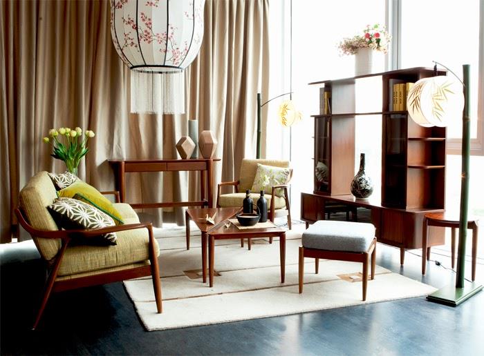 Thiết kế nội thất căn hộ với phong cách Á Đông 