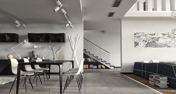 Thiết kế nội thất nhà phố hiện đại - nhẹ nhàng 