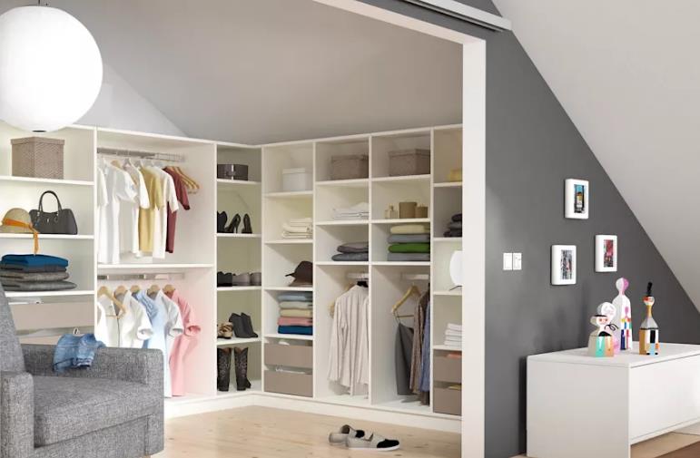 Thiết kế nội thất phòng thay đồ cực chất cho người hiện đại 