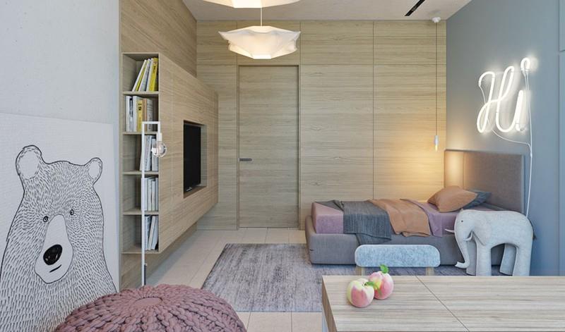 Thiết kế phòng ngủ đơn giản, gọn gàng, chi phí rẻ