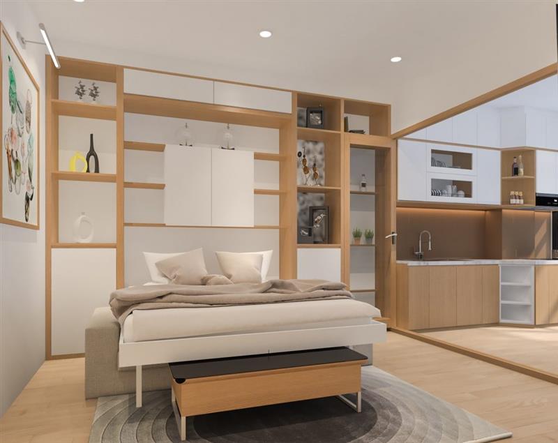 Tổng hợp một số mẫu giường ngủ thông minh được nhiều gia đình yêu thích