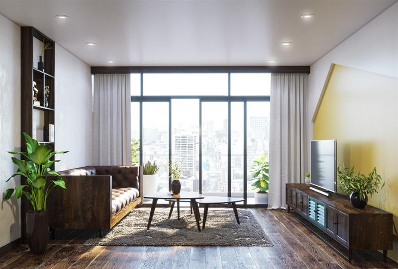 Tư vấn chọn nội thất khi thiết kế nhà mặt tiền 8m sâu 10m - Triệu Gia