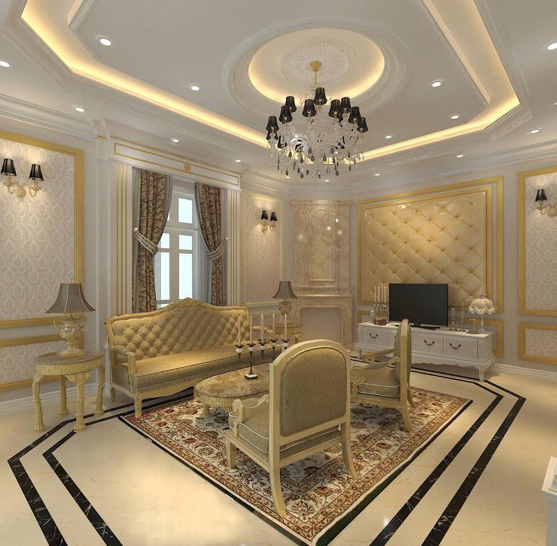 Tư vấn thiết kế nội thất biệt thự tân cổ điển cho người mệnh Thổ