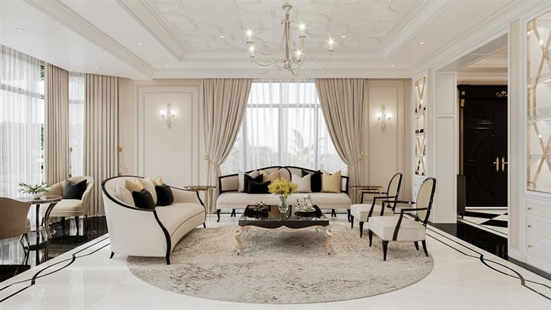 Vẻ đẹp sang trọng của thiết kế nội thất chung cư The Vesta 