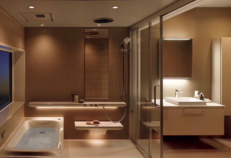 Ý tưởng thiết kế phòng tắm đẹp kiểu Nhật